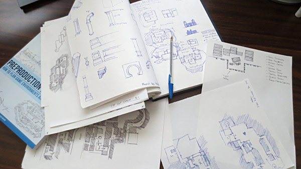 Game design planning materials